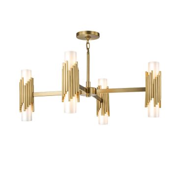 Elstead Lighting Marvele MARVELE8-AB-OPAL Švieslentė 8x40W/E14 IP20
