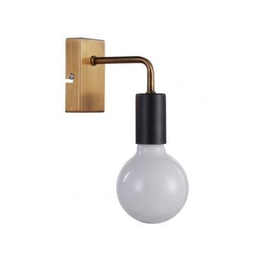 Italux IRINA MB-H1721401-W1 G/B Sienos lempa 1x60W/E27