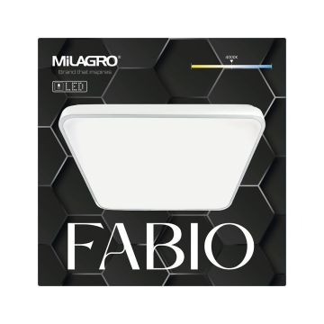Milagro FABIO ML7934 Lubų šviestuvas 1x23W/LED 4000K IP20