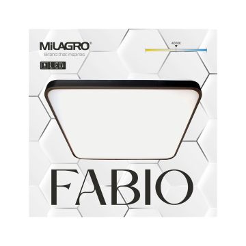 Milagro FABIO ML7935 Lubų šviestuvas 1x23W/LED 4000K IP20