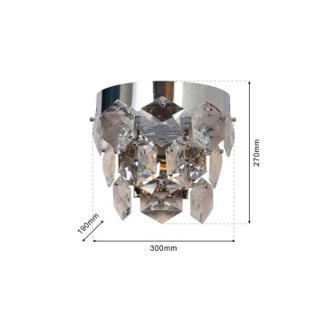Milagro GRACE ML6934 Sienos lempa 2x40W/E14 IP20