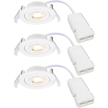 Nordlux Monolo 2510310101 Įmontuojamas apšvietimas 3x4.8w/led 3000k 450lm ip20