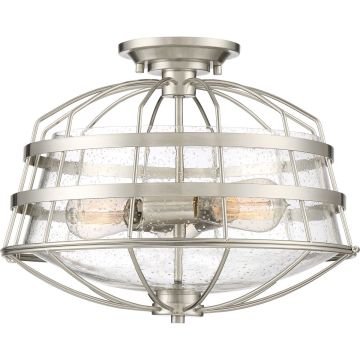 Quoizel MARITIME QZS-MTE1716BN Stropo šviestuvas 3x60W/E27