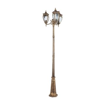 Maytoni FLEUR O414FL-03GB Gatvės šviesos stulpas 3x60W/E27 IP44