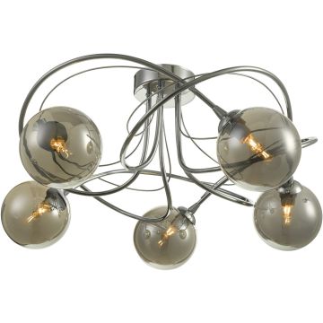 Dar Lighting Onawa ONA5450-01 Stropo šviestuvas 5x40w/g9 ip20