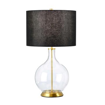 Elstead Lighting Orb ORB-CLEAR-AB-BLK Stalo lempa 1x60W/E27