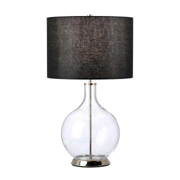 Elstead Lighting Orb ORB-CLEAR-PN-BLK Stalo lempa 1x60W/E27