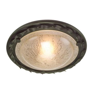 Elstead Lighting OLIVIA OV-F-BLK-GOLD Lubų šviestuvas 1x60W/E27