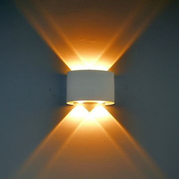 Italux Ortelo OWL-6650-2-WH-3K Sienos lempa 4x4W/LED 3000K 336lm IP54