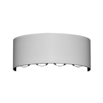 Italux Ortelo OWL-6650-4-WH-3K Sienos lempa 8x8W/LED 3000K 738lm IP54