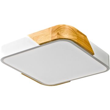 Italux Santer PLF-13187-WH-WO Lubų šviestuvas 1x24W/LED 3000K 2400lm IP20