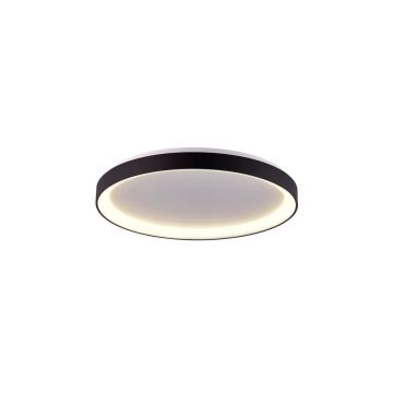 Italux Vico PLF-53675-048RC-BK-3KS4K Lubų šviestuvas 1x38W/LED 3000K|4000K 3100lm IP20