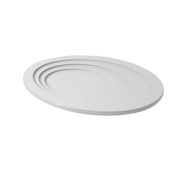Light Prestige Alune LP-3009/1C WH oval Lubų šviestuvas 1x48W/LED 3000K|4000K|6000K 5968lm IP20
