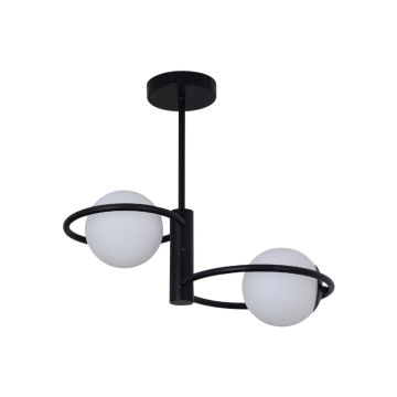 Light Prestige Dorado LP-002/2C ring BK Stropo šviestuvas 2x10W/E14 IP20