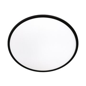 Light Prestige Pryzma LP-1707/1C-38 BK Lubų šviestuvas 1x32W/LED 3000K|4000K|6000K 3737lm IP44