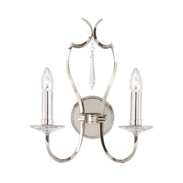 Elstead Lighting PIMLICO PM2-PN Sienos lempa 2x60W/E14
