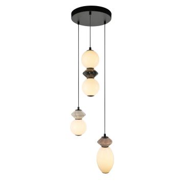 Italux Balos PND-94921-4R-BK Pakabinama lempa 1x19W/LED 3000K 1400lm IP20