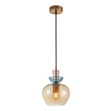 Italux Fanda PND-31882-1-GD-AMB Pakabinama lempa 1x40W/E27 IP20
