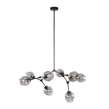 Italux Ferral PND-75075-8-BK-SG Stropo šviestuvas 8x40W/E27 IP20