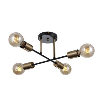 Italux FORMIO PND-4052-4-BL-HBR Stropo šviestuvas 4x40W/E27 IP20
