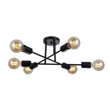 Italux FORMIO PND-4052-6-BL Stropo šviestuvas 6x40W/E27 IP20
