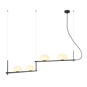 Italux KERNIO PND-357784-BK+W Pakabinama lempa 4x25W/G9 IP20