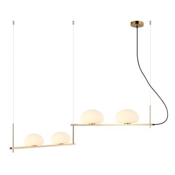 Italux KERNIO PND-357784-BRO+W Pakabinama lempa 4x25W/G9 IP20