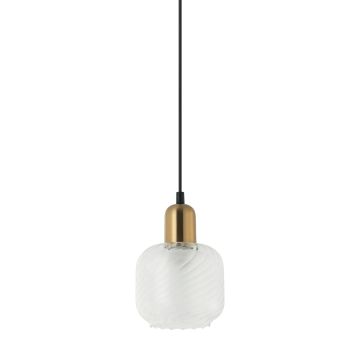 Italux LAMEZIA PND-67594-1-BRO+CL Pakabinama lempa 1x40W/E27 IP20