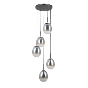 Italux Meolo PND-40825-5-BK Pakabinama lempa 5x40W/E14 IP20