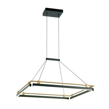 Italux Merlot PND-54638S-44W-3K-BK-GD Pakabinama lempa 1x44W/LED 3000K 1460lm IP20
