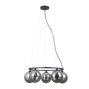 Italux Molite PND-1098-5R-BK Pakabinama lempa 5x5W/G9 IP20