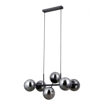 Italux Molite PND-1098-6-BK Pakabinama lempa 6x40W/E14 IP20