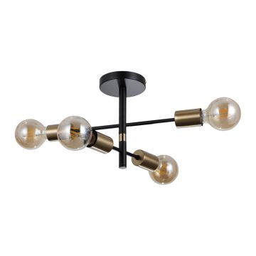 Italux PIANSI PND-4025-4-BL-HBR Pakabinama lempa 4x40W/E27 IP20