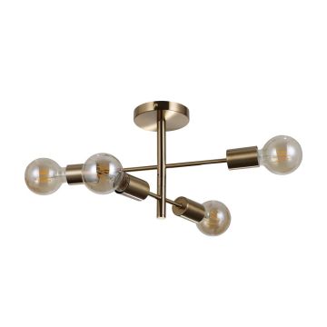 Italux PIANSI PND-4025-4-HBR Pakabinama lempa 4x40W/E27 IP20