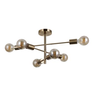Italux PIANSI PND-4025-6-HBR Pakabinama lempa 6x40W/E27 IP20