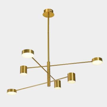 Italux REMDAL PND-16374-6-COP-GD-4K Pakabinama lempa 36W/LED 4000K 2700LM IP20