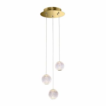 Italux Rosario PND-12220121-3A-GD Pakabinama lempa 3x12.6W/LED 3000K 840lm IP20