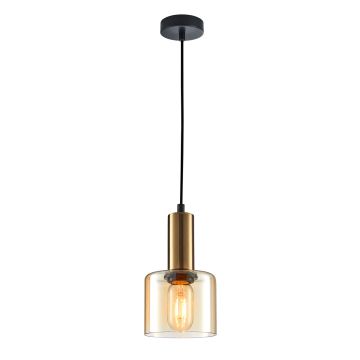 Italux SANTIA PND-65342-1-BRO+AMB Pakabinama lempa 1x40W/E27 IP20