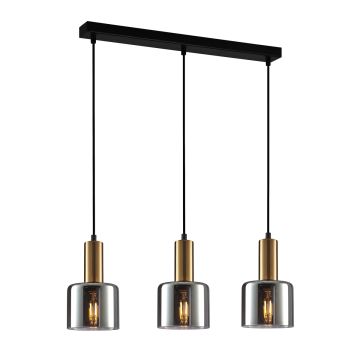 Italux SANTIA PND-65342-3-BRO+SG Pakabinama lempa 3x40W/E27 IP20