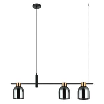 Italux SERVIO PND-66892-3-BK-SG Pakabinama lempa 3x40W/E14 IP20