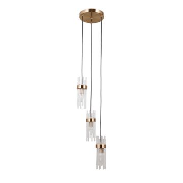 Italux Taraso PND-40760-3-HBR Pakabinama lempa 3x40W/E14 IP20