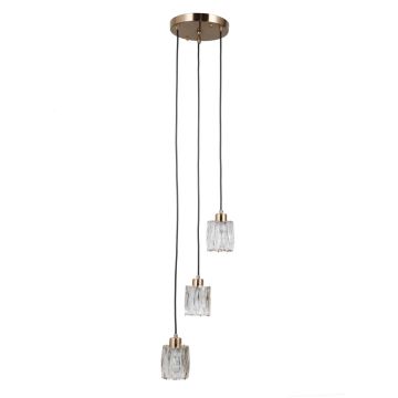 Italux Torno PND-40813-3R-HBR Pakabinama lempa 3x40W/E14 IP20
