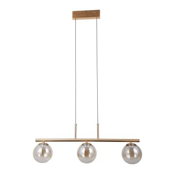 Italux Velada PND-34381-3-HBR Pakabinama lempa 3x15W/LED 3000K 610lm IP20