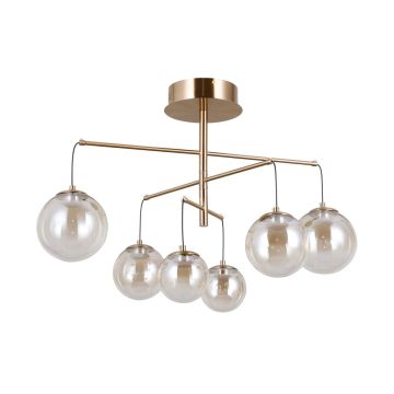 Italux Velada PND-34381-6-HBR Stropo šviestuvas 6x30W/LED 3000K 2010lm IP20