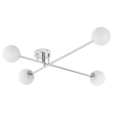 Kaspa ASTRA 4 10773403 Stropo šviestuvas 4x9W/E14 IP20