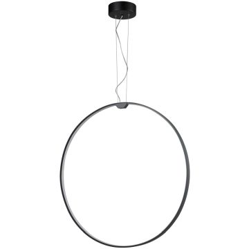 Step Into Design ACIRCULO ST-10453P-D740A black Pakabinama lempa 1x50W/LED 3000K 3080lm IP20