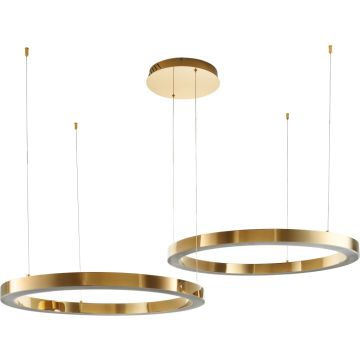 Step Into Design CIRCLE 2in1 DN924-80+80 gold Pakabinama lempa 2x80W/LED 3000K 6400lm IP20