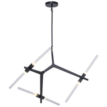 Step Into Design STICKS ST-1001-6 black Stropo šviestuvas 6x20W/G9 IP20