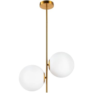 Step Into Design VENUS ST-5025-2 BRASS Stropo šviestuvas 2x60W/E27 IP20