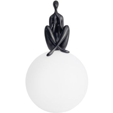 Step Into Design WOMAN ST-6020-C black Stalo lempa 1x40w/E27 IP20